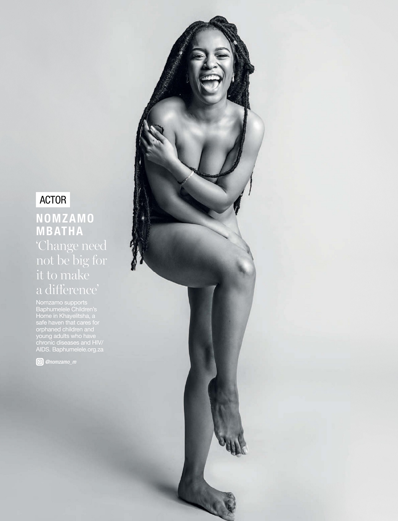 Nomzamo Mbatha and other local celebs strip down for worthy causes. more in...